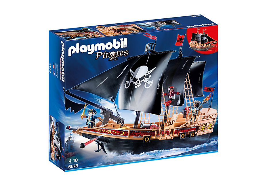 Playmobil - Piratskib - Sørøverskib (6678)