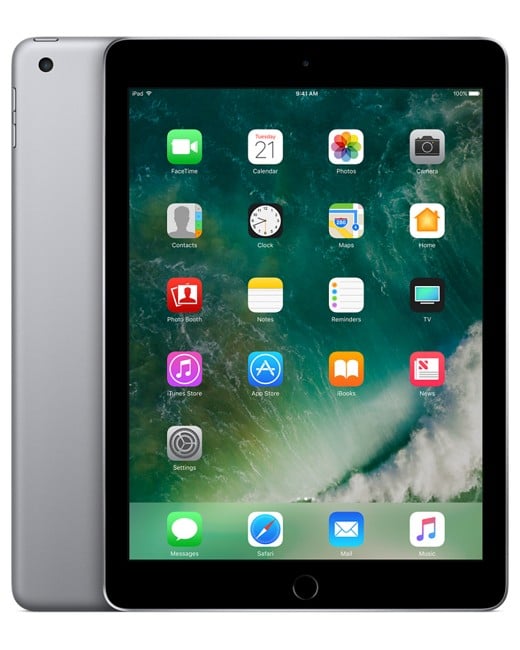 Apple – iPad 32 GB 9,7" graues Tablet – generalüberholt, Klasse A