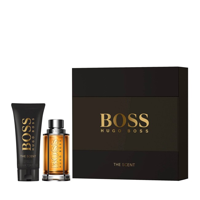 Hugo Boss - The Scent EDT 50 ml + Shower Gel 100 ml - Gavesæt