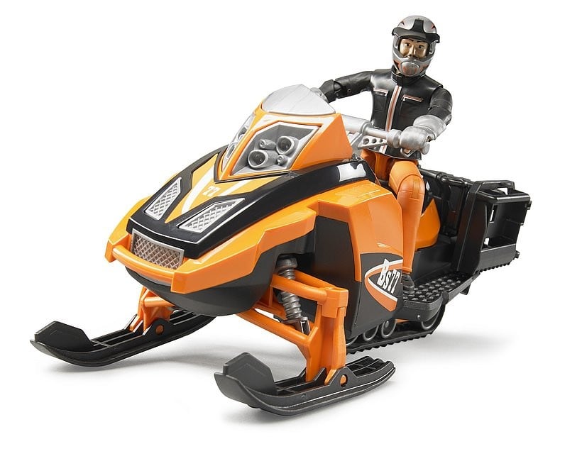 Bruder - Snow mobile with driver and accessories (63101)