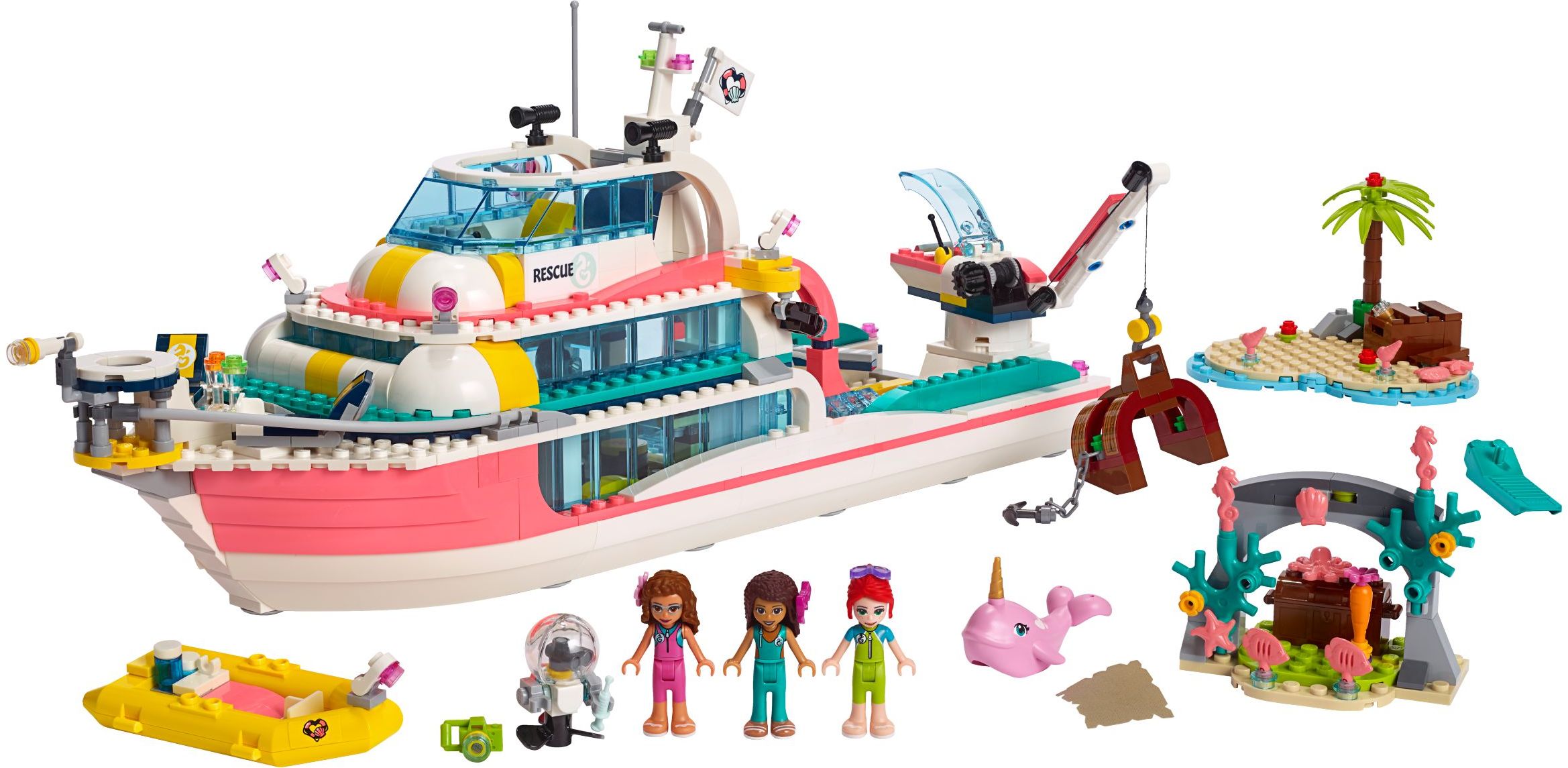 Buy LEGO Friends - Rescue Mission Boat (41381) - Incl ...