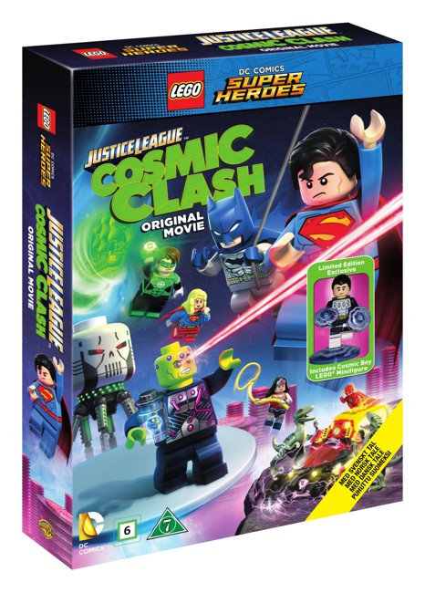 LEGO: Justice League - Cosmic Clash med figur - DVD