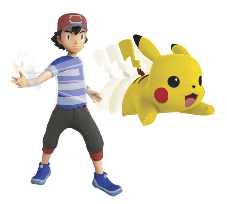 Pokémon - Feature Figur - 11 cm - Ash + Pikachu