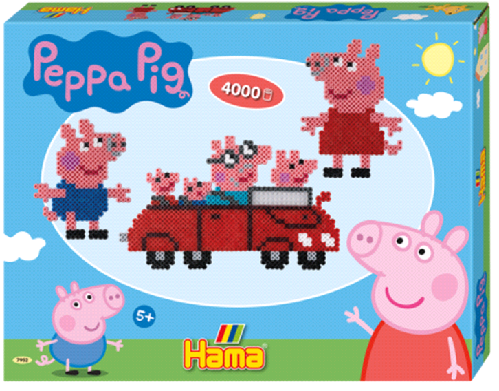 HAMA - Midi Beads - Peppa Pig Giftbox (387952) - Leker