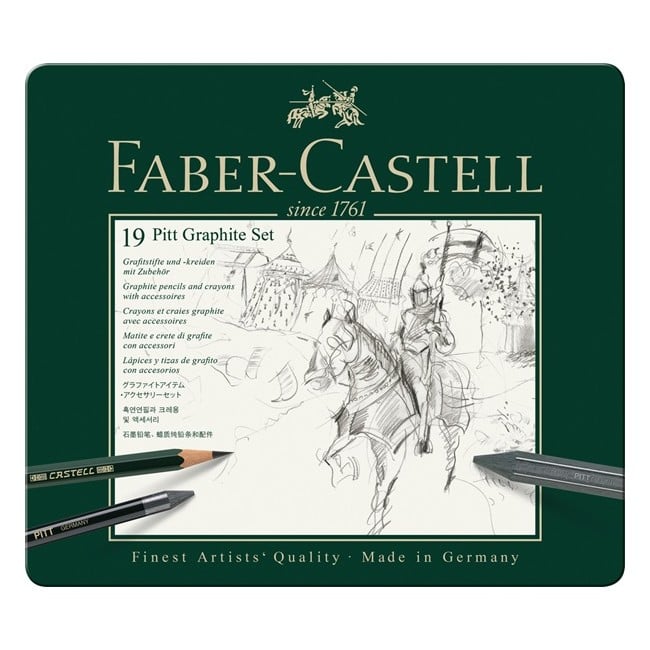 Faber-Castell - Set Pitt Graphite medium Metalletui