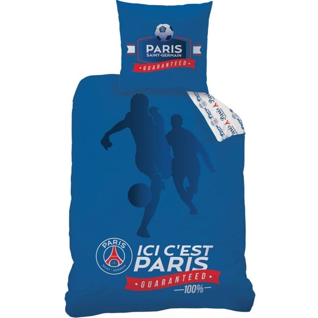 Paris Saint Germain Foot - Duvet Cover - Single - 140 x 200 cm - Blue