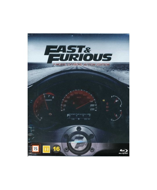 Fast & Furious 1-7 Digibook Premium Collection (Blu-Ray)
