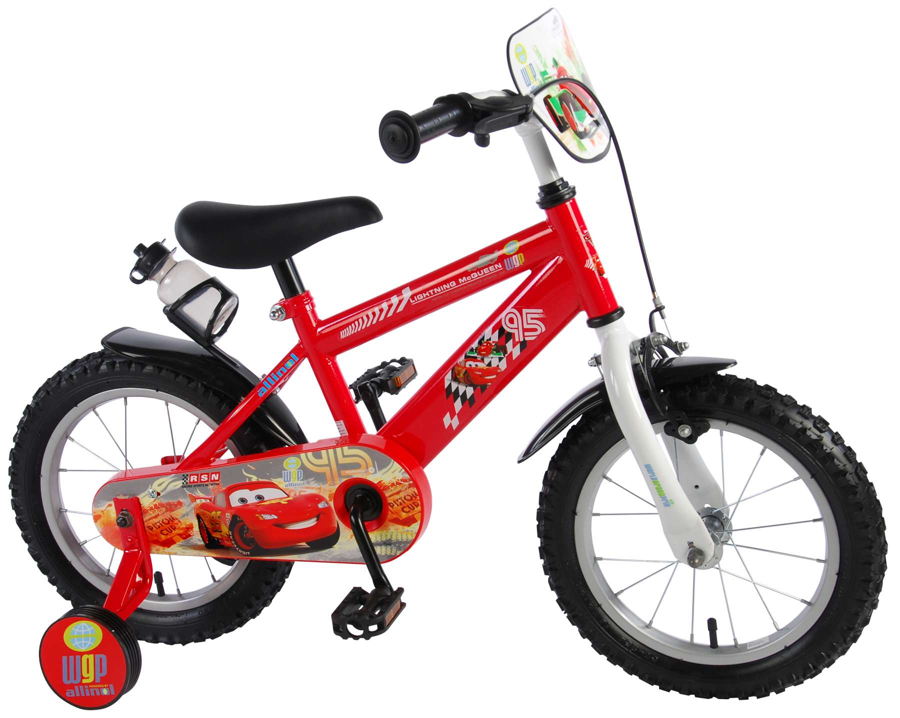 Lightning mcqueen bike 14 sale inch