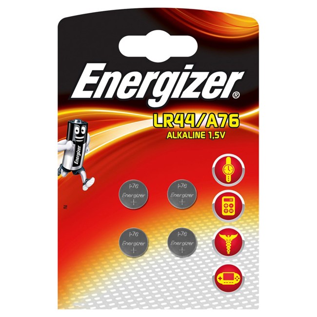 Energizer - Batteri LR44/A76 4-Pack
