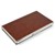 Brun læder/stål kortholder til 6 kort med RFID beskyttelse thumbnail-3