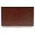 Brun læder/stål kortholder til 6 kort med RFID beskyttelse thumbnail-5