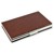 Brun læder/stål kortholder til 6 kort med RFID beskyttelse thumbnail-1