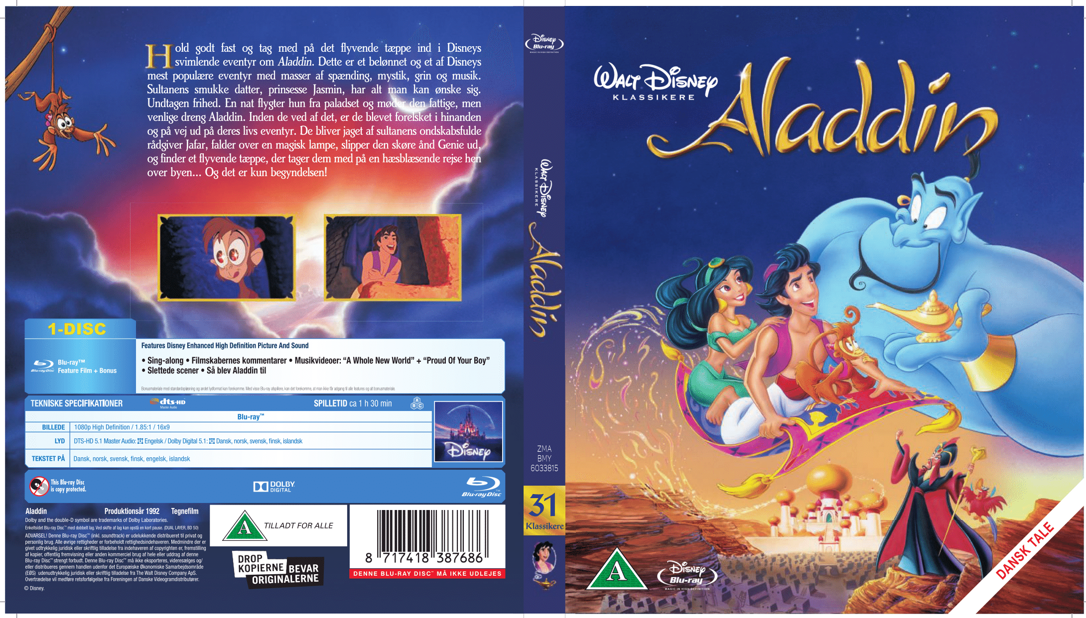 Buy Disneys Aladdin - Masterpiece Collection (blu-ray) - Standard - Blu-ray