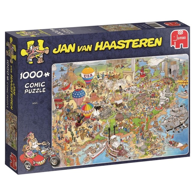 Jan van Haasteren - 1000 brk. Puslespil - USA