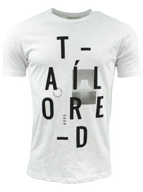 Tailored & Originals 'Riverstown' T-shirt - Hvid