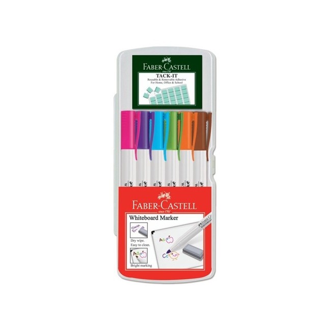 Faber-Castell - White Board Marker - pastel farver