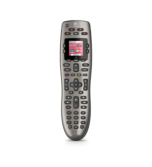 Logitech Harmony 650 Remote IR Wireless Press buttons Grey remote...