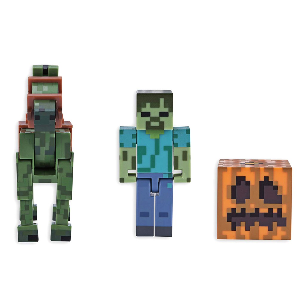 k-b-minecraft-zombie-with-zombie-horse-action-figure-set-series-4