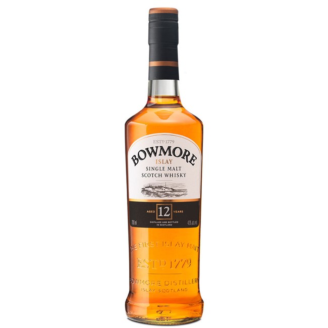 Bowmore - 12 Års Islay Single Malt Whisky, 70 cl
