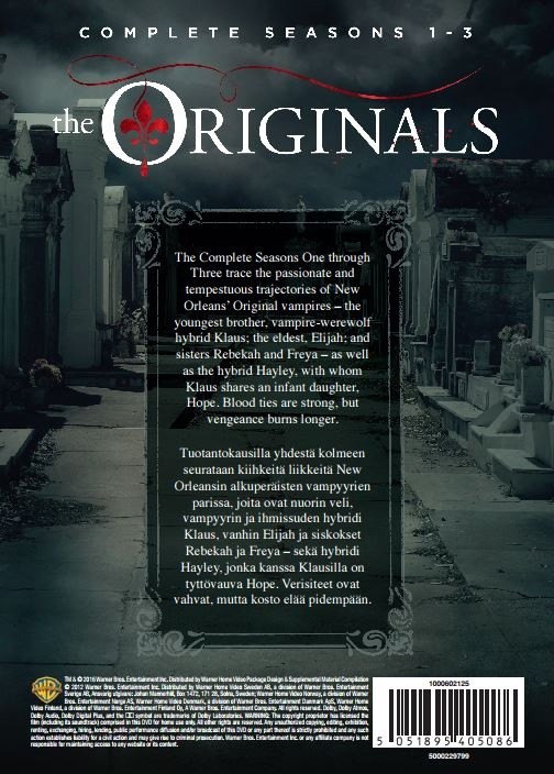 Kob The Originals Saeson 1 3 3 Pack Dvd Kob The Originals Saeson 1 3 3 Pack Dvd