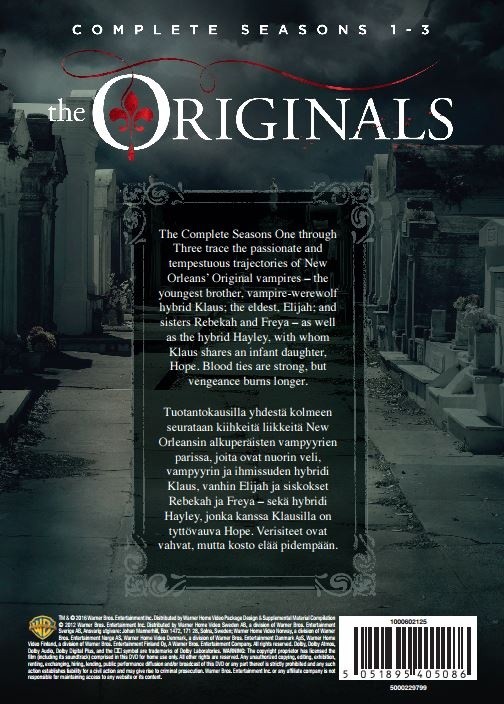 Kob The Originals Saeson 1 3 3 Pack Dvd