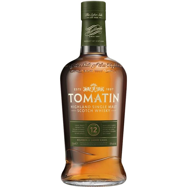 Tomatin - 12 Year Old Highland Single Malt Whisky, 70 cl