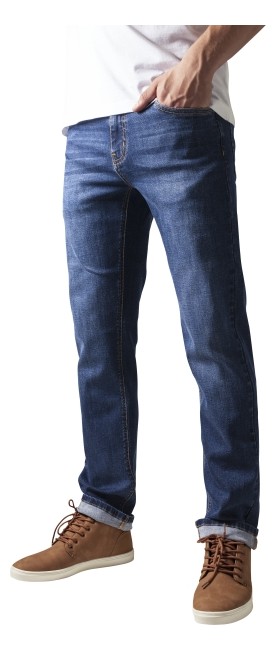 Urban Classics Stretch Denim Jeans Dark Blue