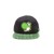 Super Mario Bros Yoshi Face Snapback Animal Print Brim Baseball Cap Green/Black thumbnail-1