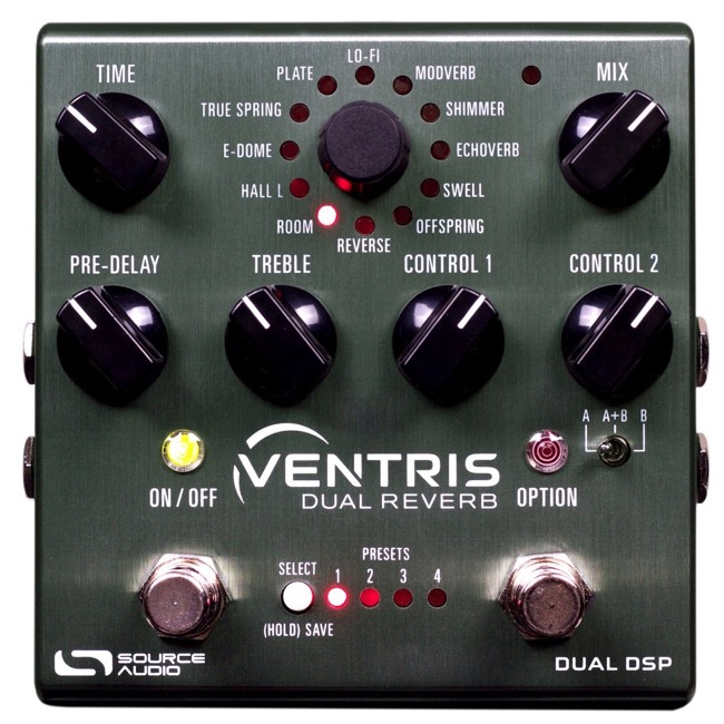Source Audio - Ventris Dual Reverb - Guitar Effekt Pedal