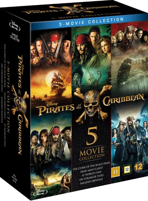 Pirates of the Caribbean 5-Movie Collection (Blu-Ray)