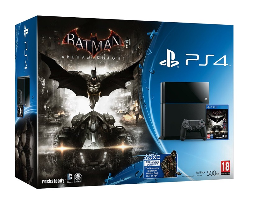 Buy Playstation 4 Console 500GB - Batman: Arkham Knight Bundle