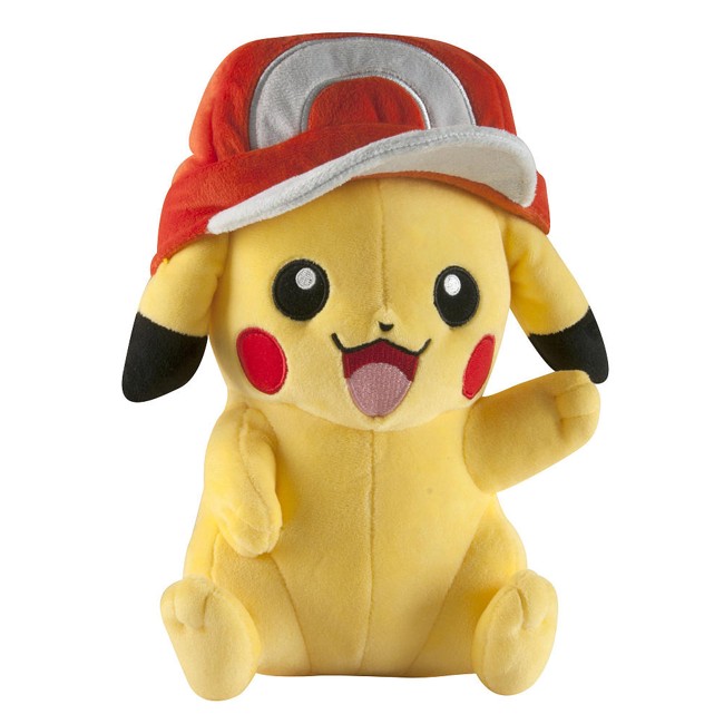 Pokemon - Stor bamse - Pikachu med hat