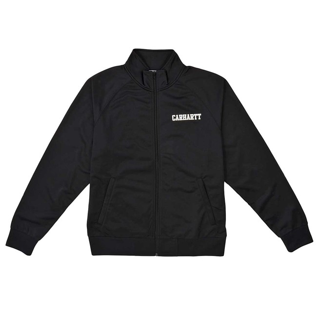 Carhartt College Track Jacket Black White