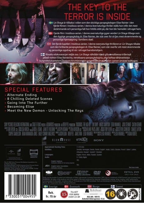 Insidious: The Last Key - DVD