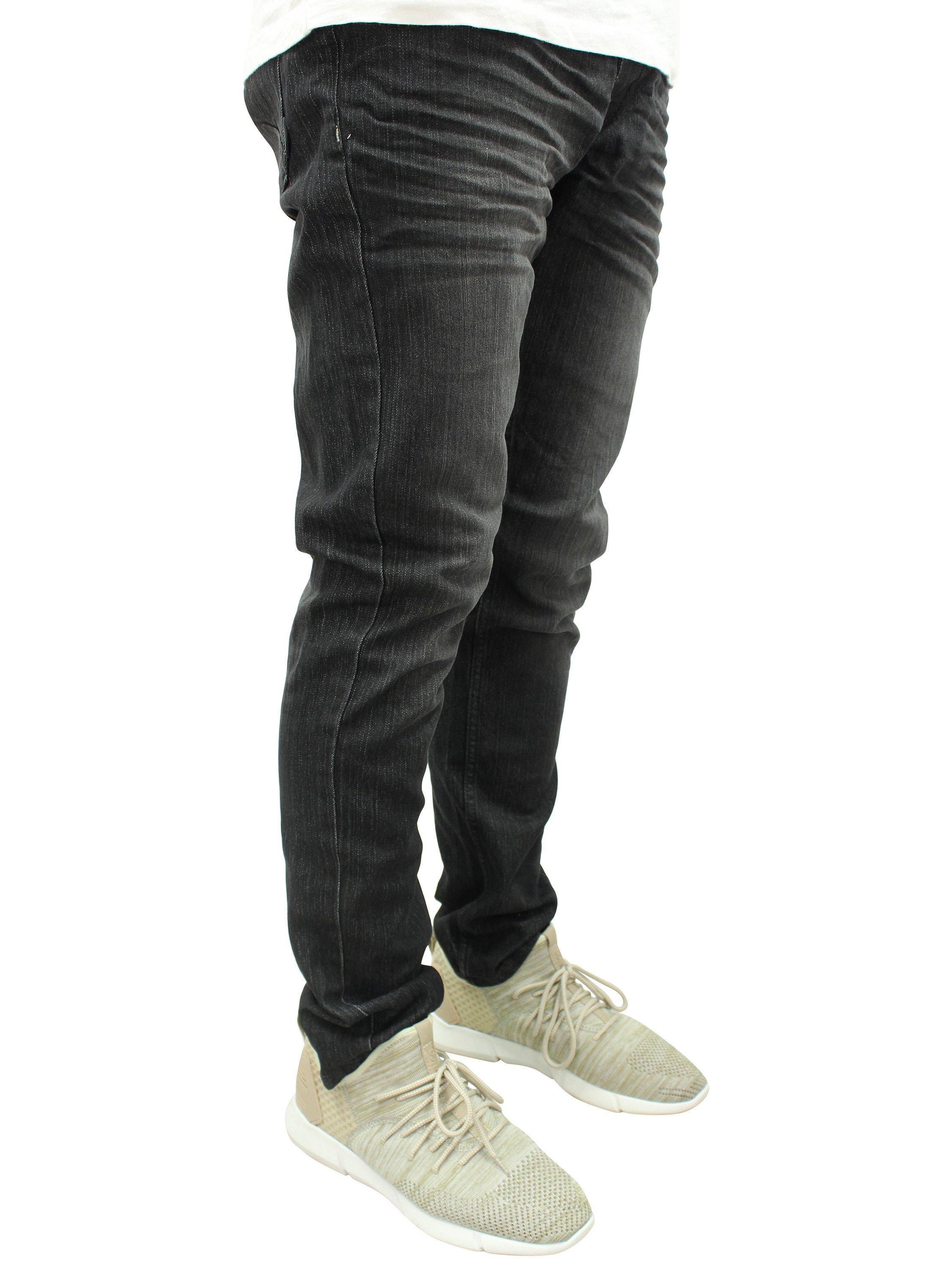 black solid jeans