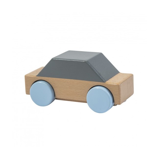 Sebra - Træ mobil legetøj - Bil - Grå (3019302)