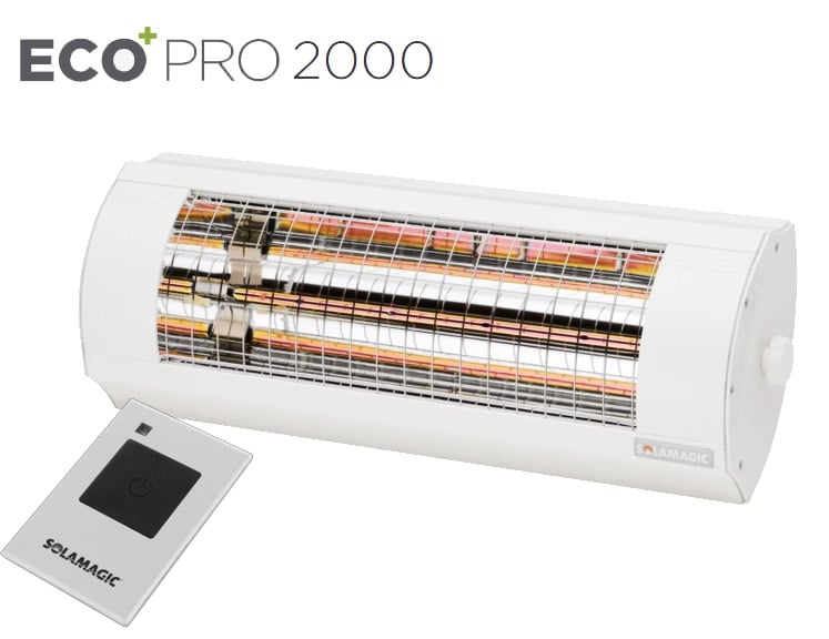 Solamagic - 2000 ECO+ PRO ARC Heater With remote - White