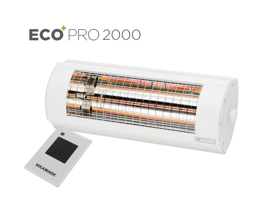 Solamagic - 2000 ECO+ PRO ARC Heater With remote - White
