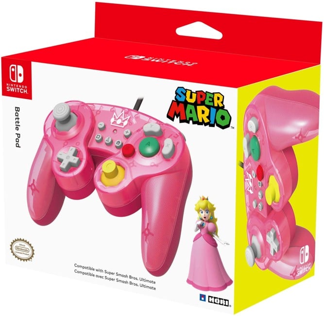 Super Smash Bros Gamepad - Peach