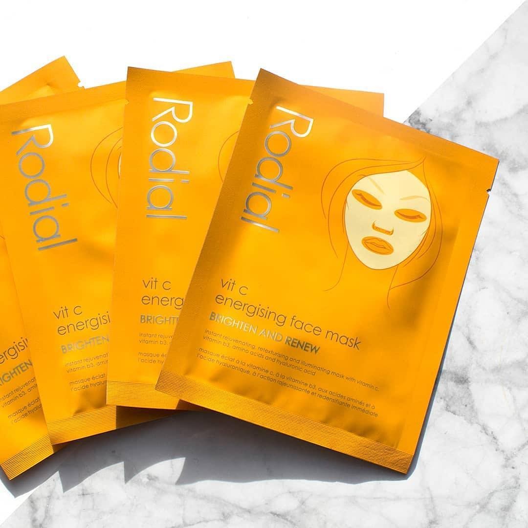 Download Buy Rodial Vit C Energising Face Mask 4 Pcs Yellowimages Mockups