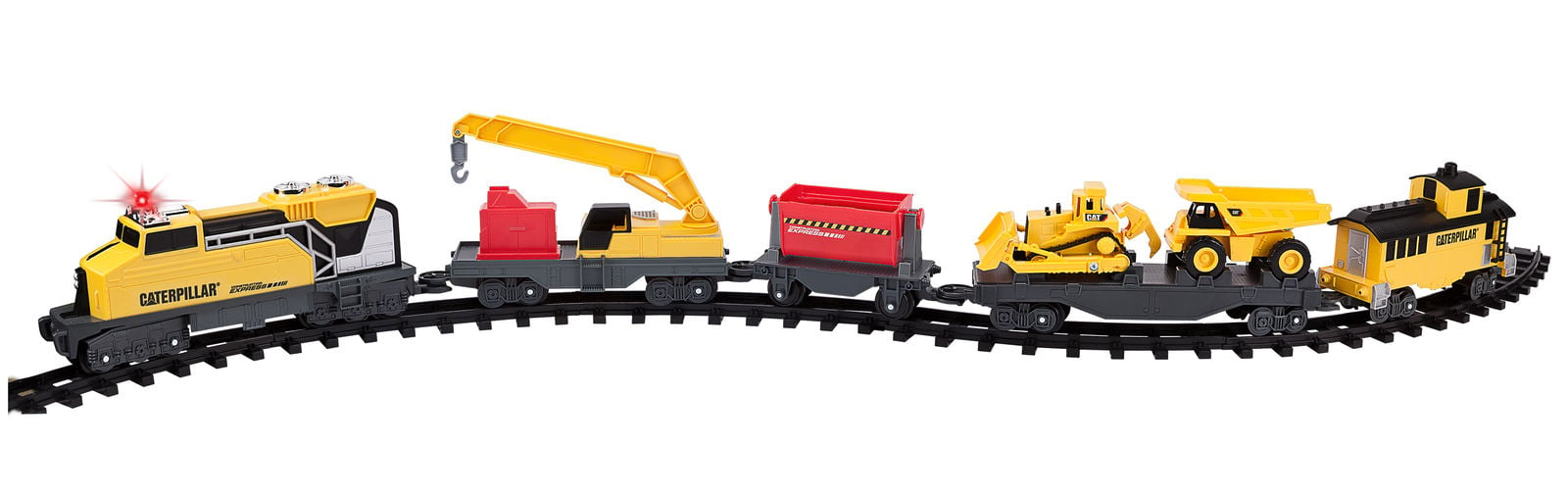 cat motorized construction express train