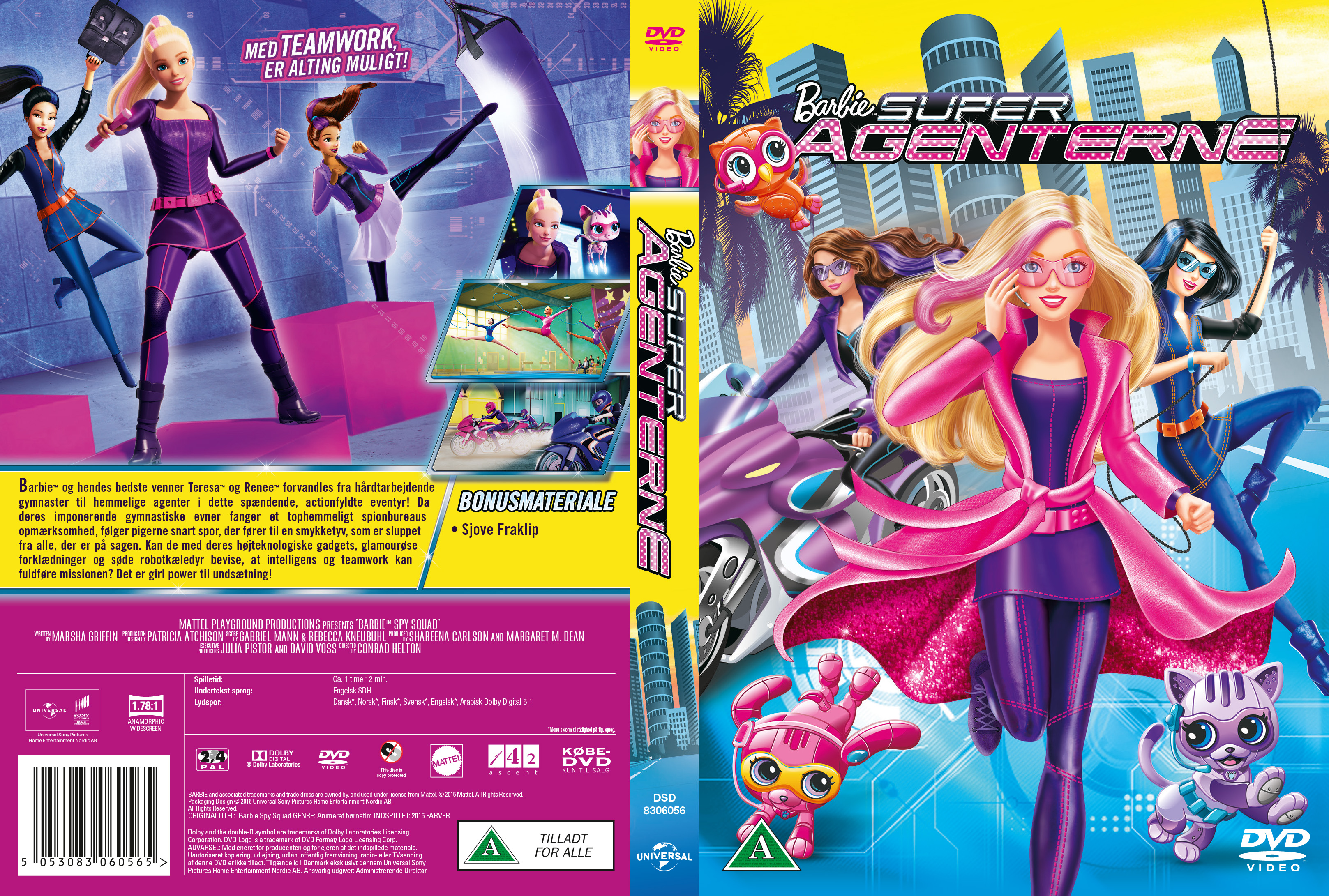 barbie spy squad dvd
