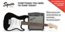 Squier By Fender - SS Stratocaster - Elektrisk Guitar Start Pakke (Black) thumbnail-1
