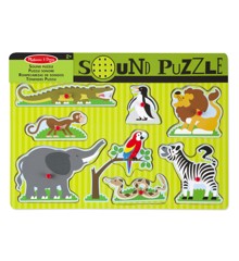 Melissa & Doug - Puslespil med Lyd - Zoo