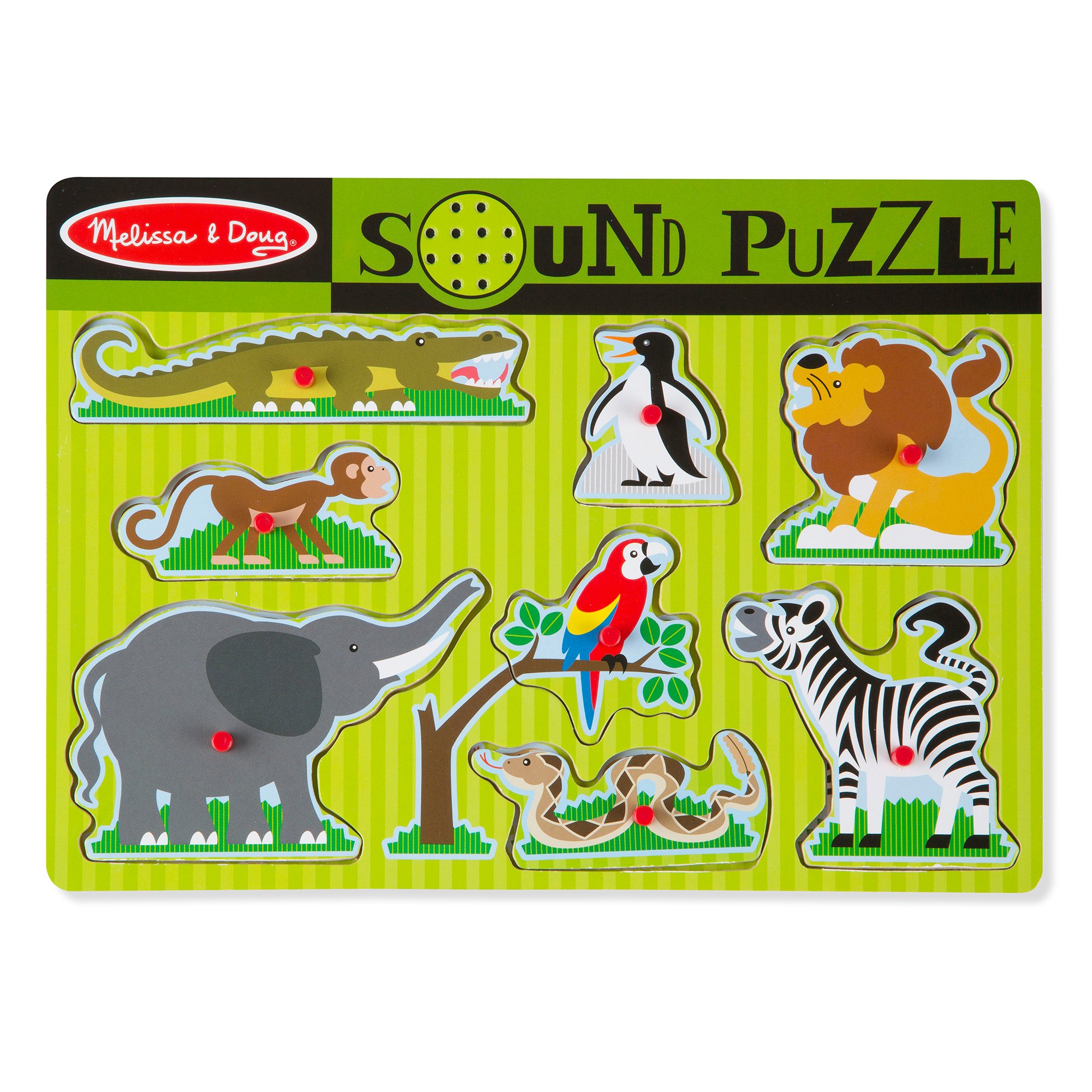 Buy Melissa Doug Zoo Animals Sound Puzzle 10727   Melissa Doug Zoo Animals Sound Puzzle 10727 