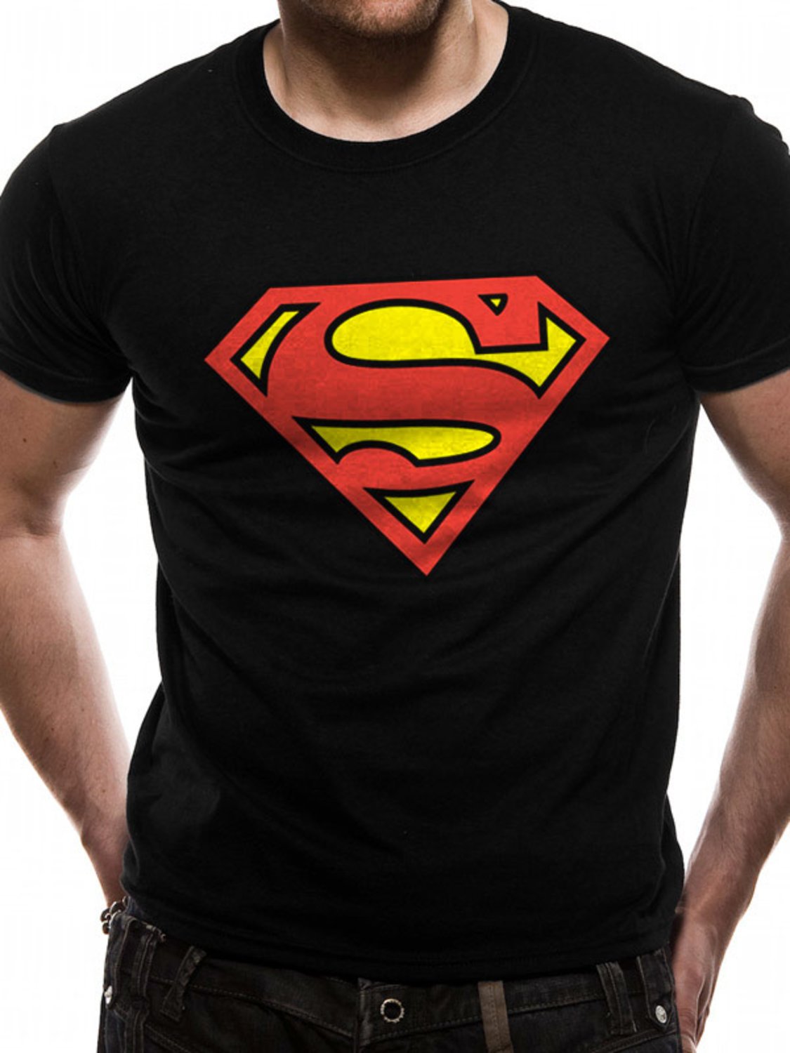 Previs site hoekpunt thee Koop Superman - Logo T-Shirt