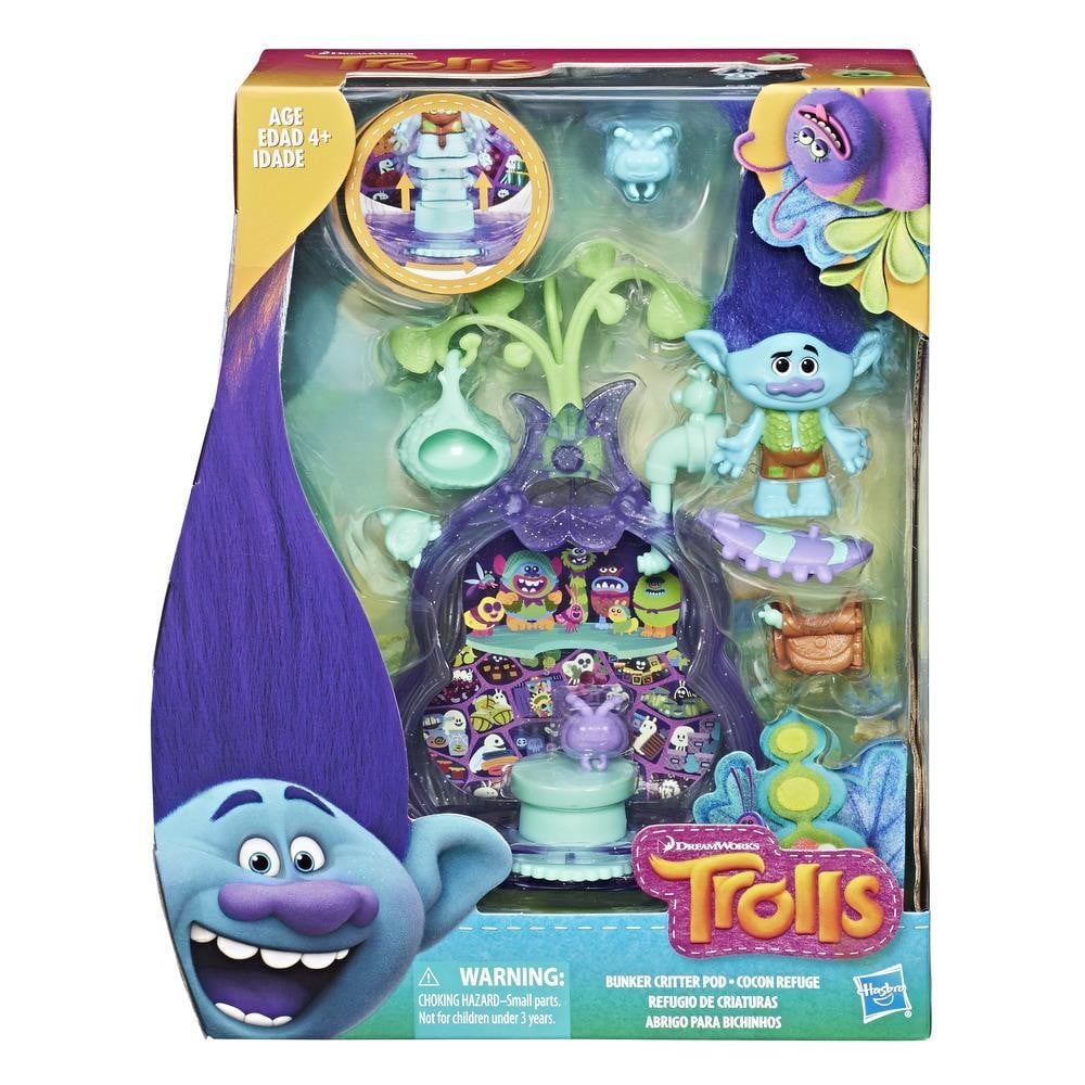 Køb Trolls Pod Playset Branches Bunker E0416 1845