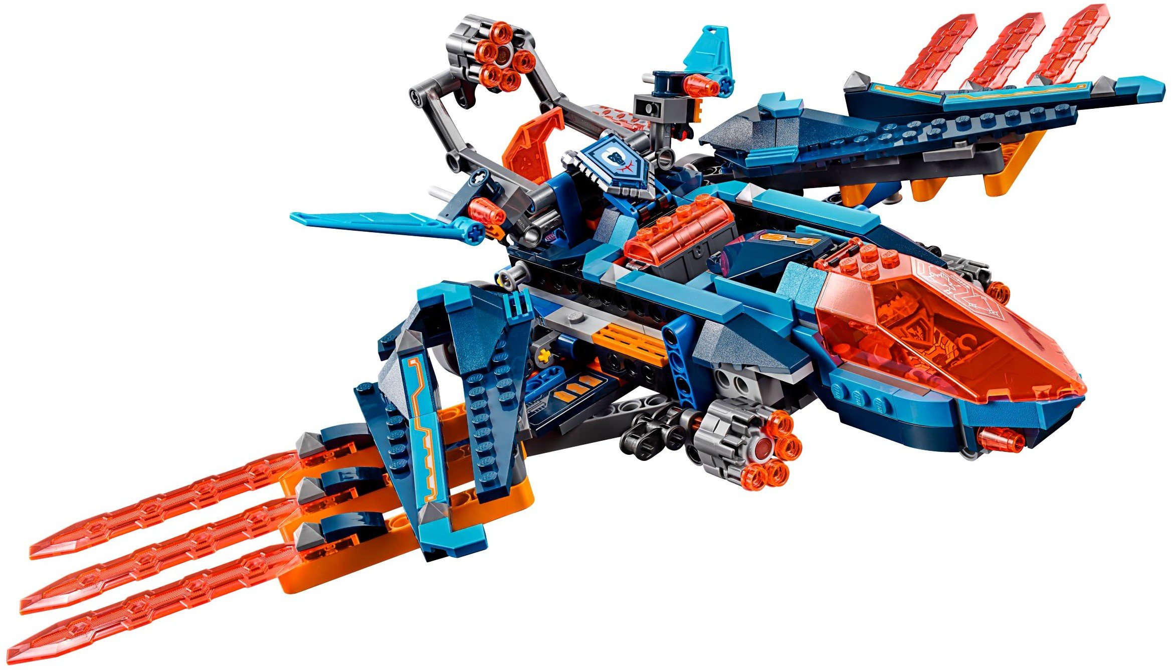 lego nexo knights clay's falcon fighter blaster 70351