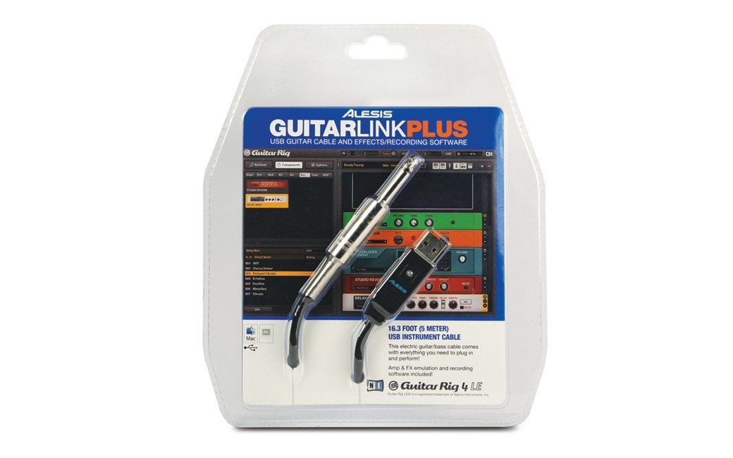 Alesis - Guitar Link Plus - Guitar Jack -> USB Audio Interface (Lydkort)