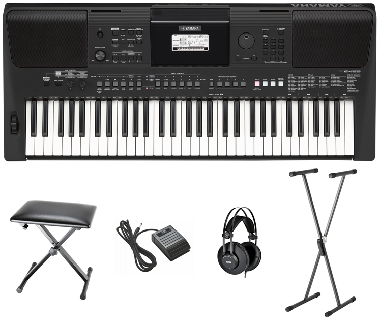 Yamaha - PSR-E463 - Transportabel Keyboard Pakke